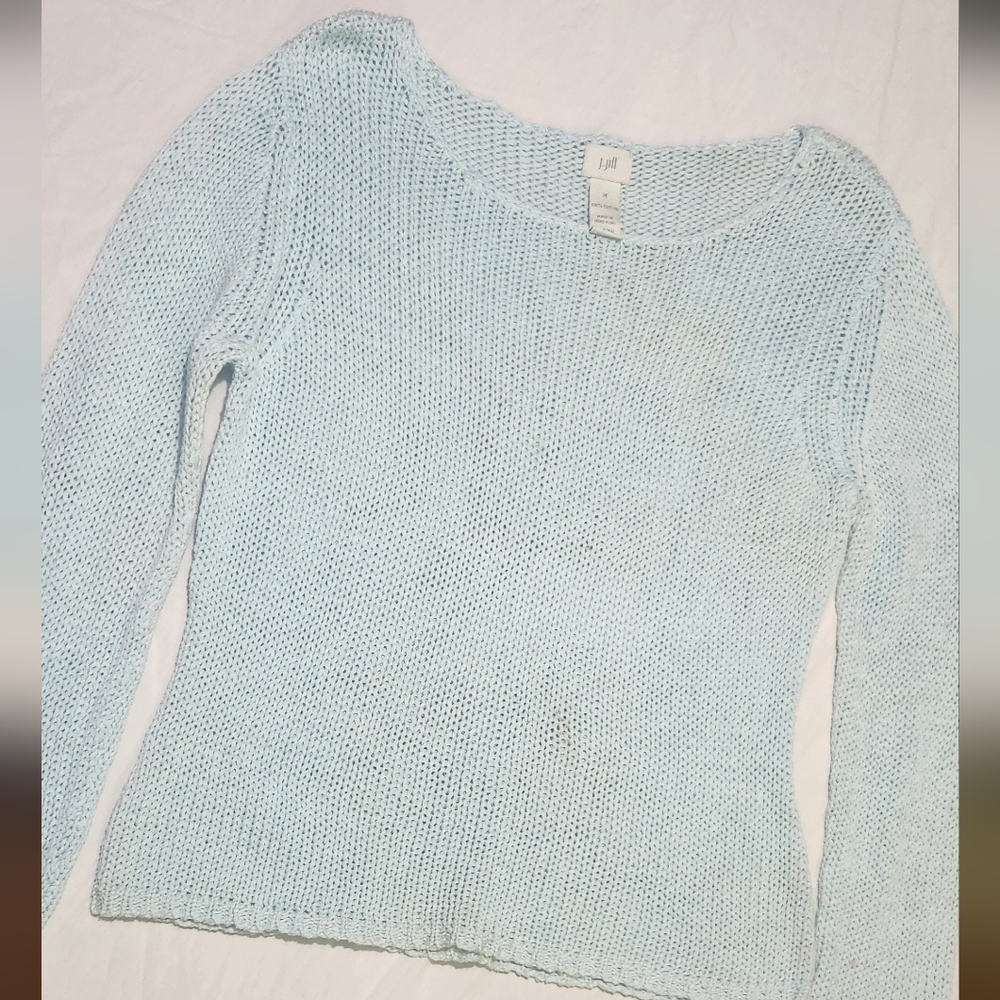 J. Jill Open Knit Sweater Size M